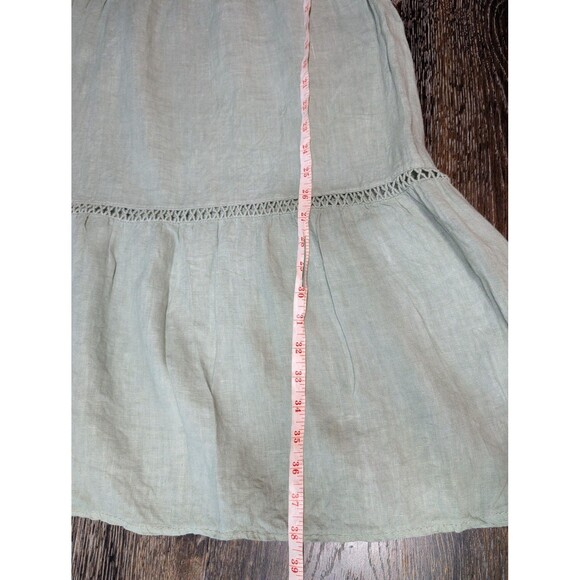 Lungo L'Arno Linen Dress Made in Italy Medium - Picture 8 of 8